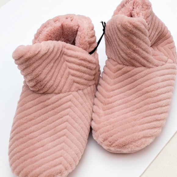 Fuzzy Pink slippers. - Picture 2 of 3